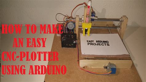 how to make an easy arduino cnc plotter part 1|cnc drilling machine using arduino.